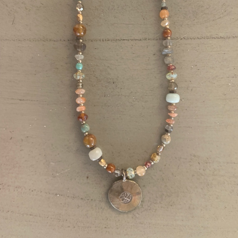 Colorful bead necklace